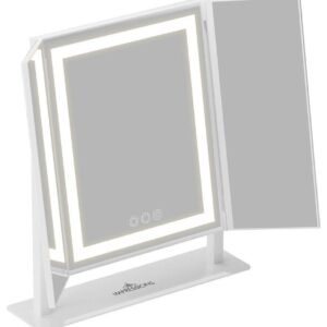 Impressions Vanity Makeup Mirror Touch Trifold XL Dimmable LED and