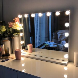 Keuna Rectangle Metal Mirror Ebern Designs